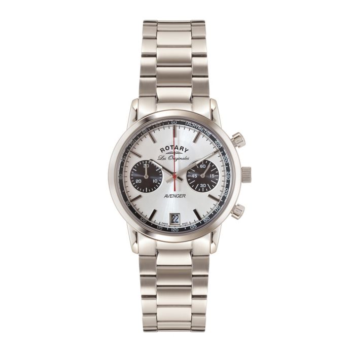 Rotary Les Originales Men's 40mm Avenger Bracelet Watch in Stainless