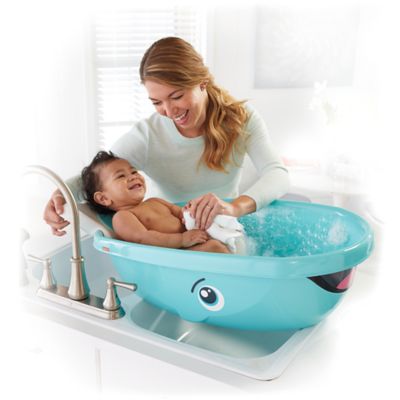 fisher price whale tub baby stopper