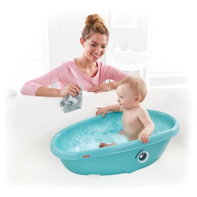 fisher price whale tub baby stopper