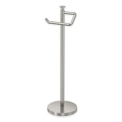 Buy Gatco 23.5-Inch Standing Toilet Tissue Holder in Satin Nickel from  Bed Bath & Beyond
