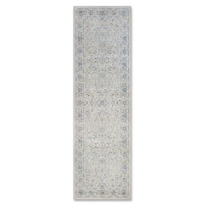 Buy Couristan® Sultan Treasures Floral Yazd 2-Foot 7-Inch x 7-Foot 10-Inch Runner in Grey from  Bed Bath & Beyond