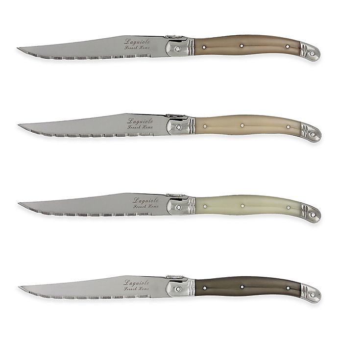 Laguiole® by French Home Steak Knives in Neutral Multi (Set of 4)