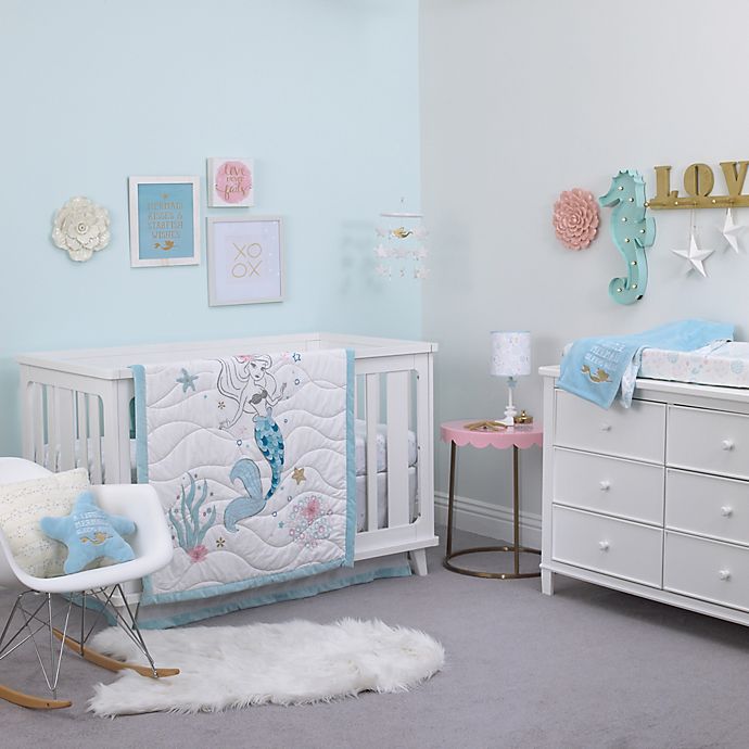 Disney Ariel Sea Princess Crib Bedding, Disney Princess Nursery Furniture