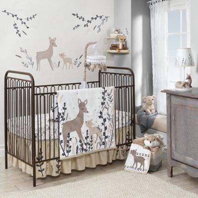 Lambs & Ivy® Meadow Deer Crib Bedding Collection in Tan ...