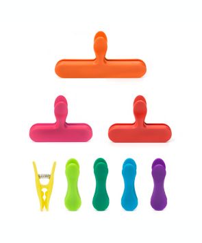 Set de pinzas para bolsas, Kikkerland™ Design 8 piezas