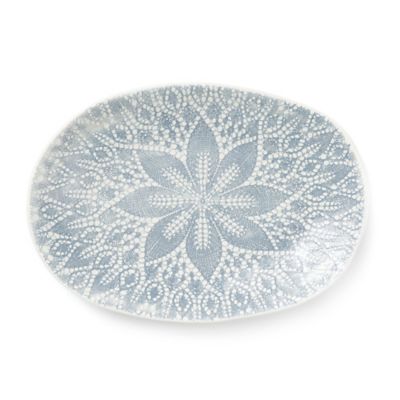 vietri lace small oval platte