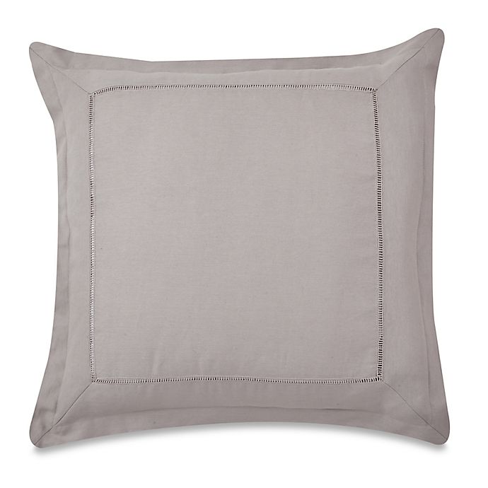 LinenWeave Hemstitch European Pillow Sham