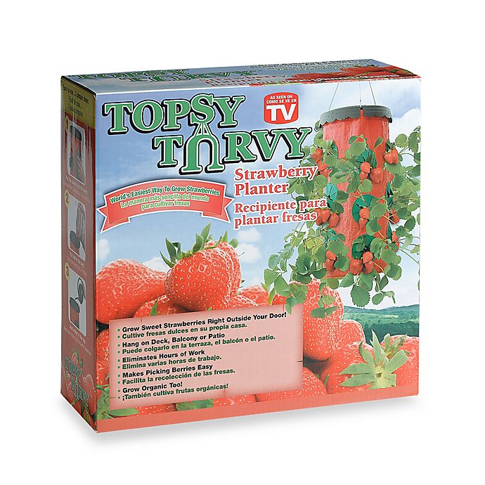 Topsy Turvy Upside-Down Strawberry Hanging Planter 