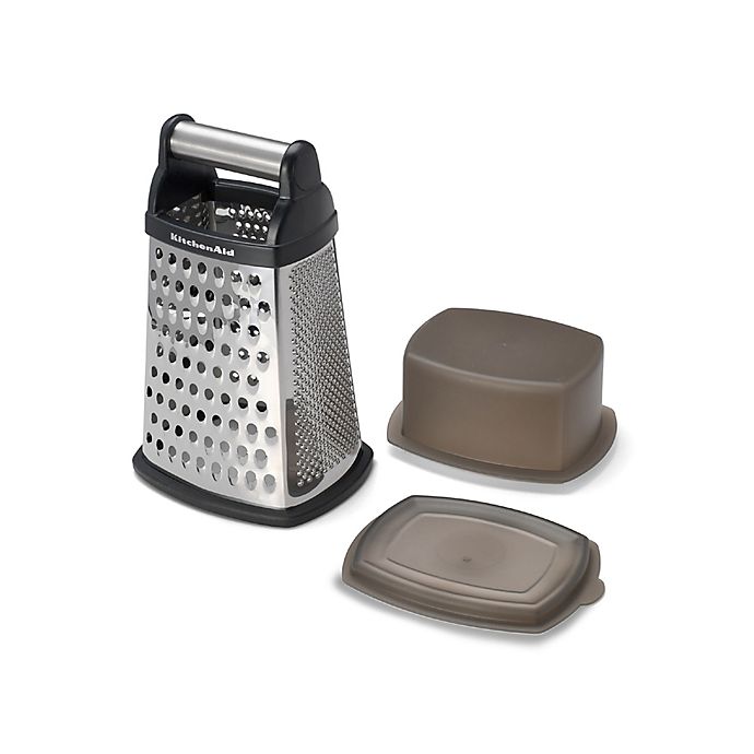 KitchenAid Gourmet Stainless Steel Box Grater Pomegranate New Free Ship 