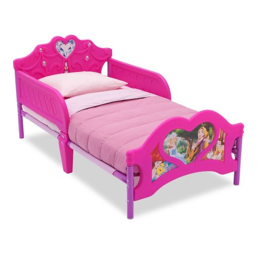 Delta Children Disney Princess 3d Plastic Toddler Bed In Pink Buybuy Baby