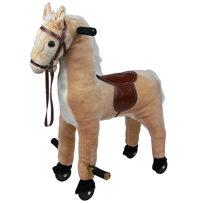 Happy Trails Ride-On Walking Horse in Brown