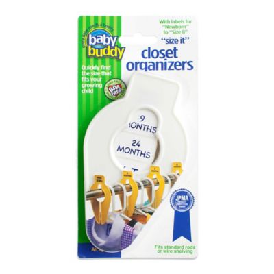 Baby Buddy® Size-It Closet Organizers (Set of 5) - buybuy BABY