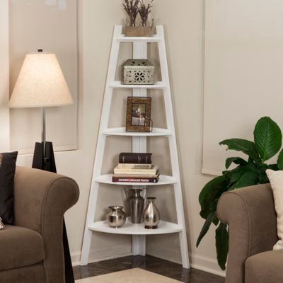 corner ladder shelf