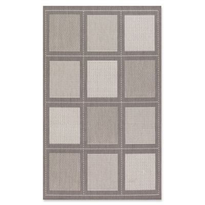 Buy Couristan® Recife Summit 8-Foot 6-Inch x 13-Foot Indoor/Outdoor Area Rug in Grey/White from  Bed Bath & Beyond
