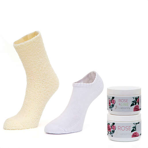 Footnanny Foot Treatment Rose Set. View a larger version of this product image.