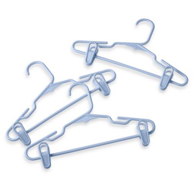 hangers plastic clothes clips children hanger clothing baby suit attachable pink registry pack favorite bedbathandbeyond