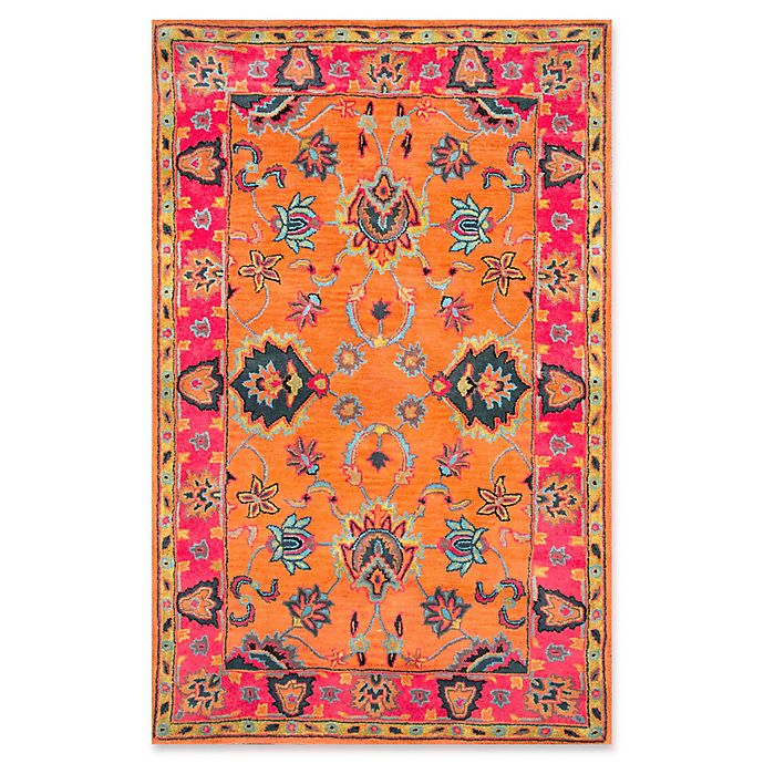nuLOOM Remade Montesque 9-Foot 6-Inch x 13-Foot 6-Inch Area Rug in Orange