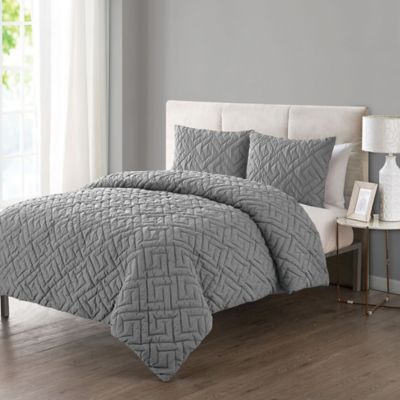 VCNY Home Artemis Embossed Comforter Set - Bed Bath & Beyond