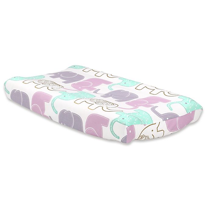 The Peanut Shell® Little Peanut Changing Pad Cover in Lilac