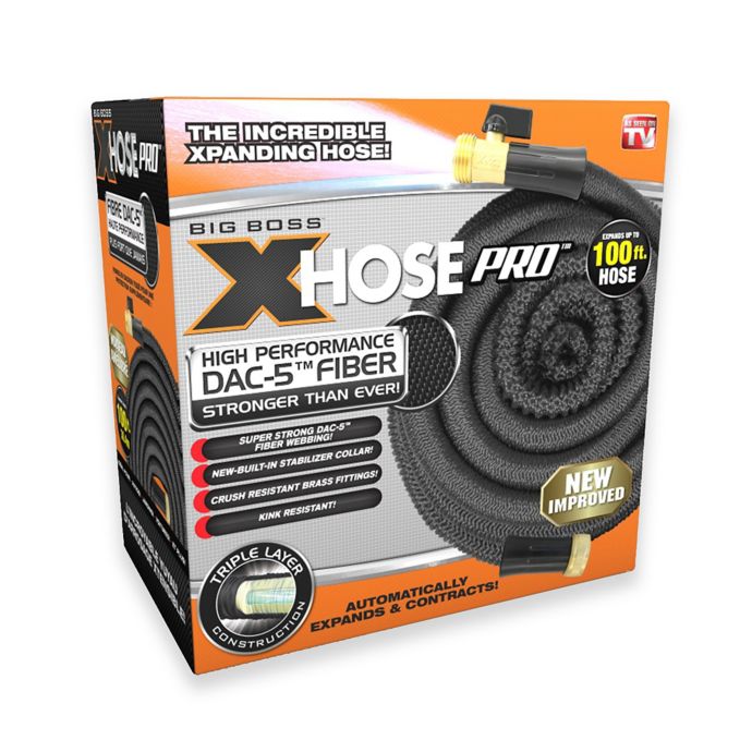 Xhose Pro Expandable Garden Hose Dac 5 With Brass Fittings Bed Bath Beyond