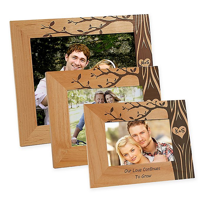Carved In Love Picture Frame