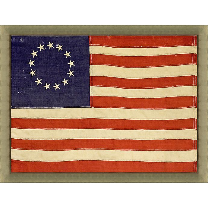 Decoration Poster.Betsy Ross Makes American Flag.Home Room Wall art Design.1417