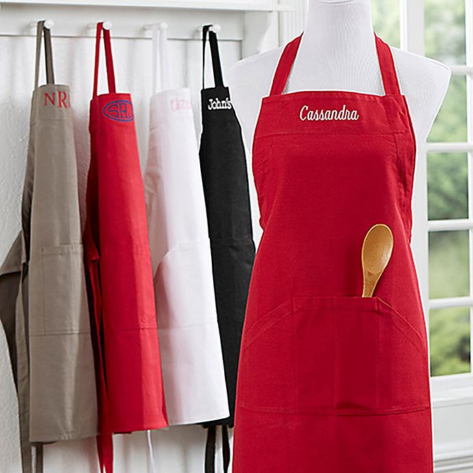Personalised Any Name Custom Embroidered Chef Apron Cooking Baking BBQ Gift 282 