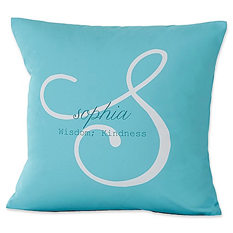Name Meaning Keepsake Square Throw Pillow - Bed Bath & Beyond