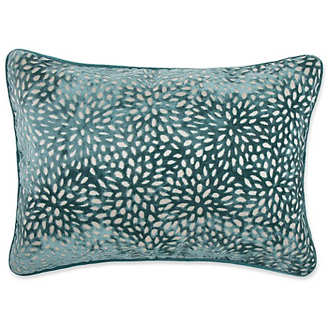 Buy Make-Your-Own-Pillow Karst Oblong Throw Pillow Cover in Teal from Bed Bath & Beyond
