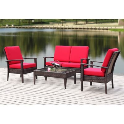 safavieh myers 4 piece outdoor se