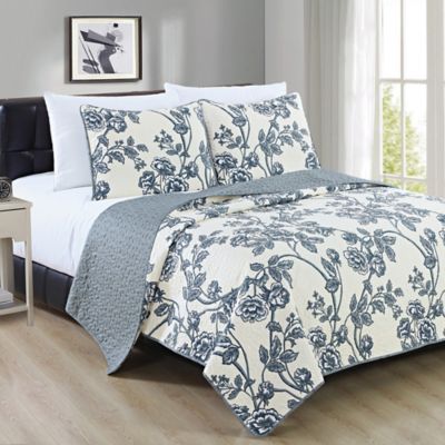 Great Bay Home Sharon Reversible Quilt Set - Bed Bath & Beyond