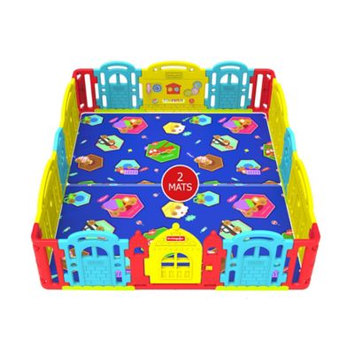 dwinguler large kid's castle playpen