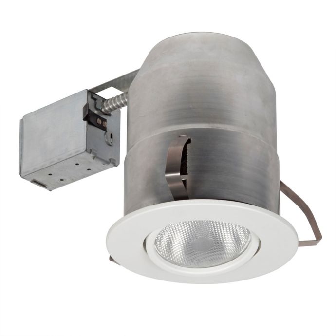Globe Electric 6 in 10-Pack White Round Recessed Lighting Kit 