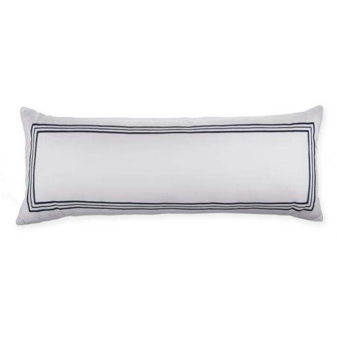 Wamsutta® Hotel Triple Baratta Stitch Bolster Throw Pillow Bed Bath & Beyond