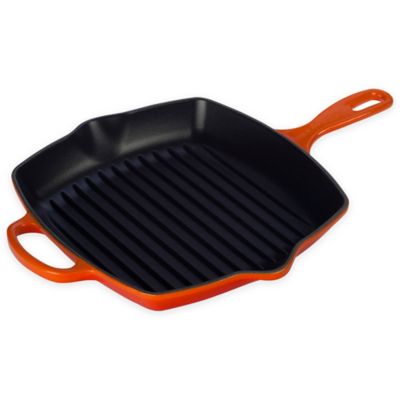 le creuset signature 10.25 in.square skillet gril