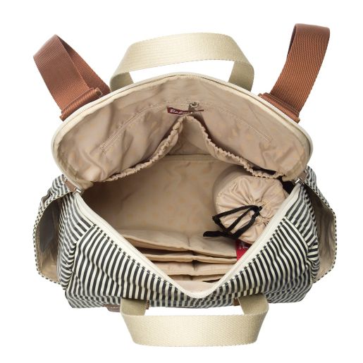 Babymel Robyn Convertible Diaper Bag In Navy Stripe Bed Bath Beyond