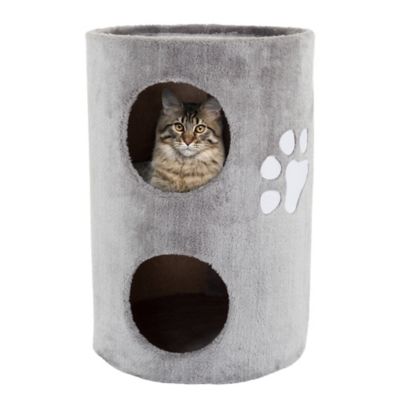 Petmaker 2-Story Cat Condo with Scratching Surface in Grey ...