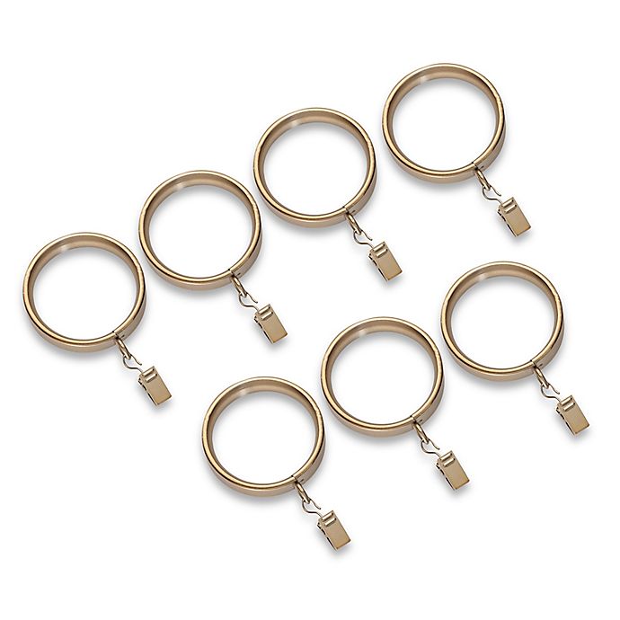 Cambria® Estate Flat Clip Rings in Warm Gold (Set of 7)
