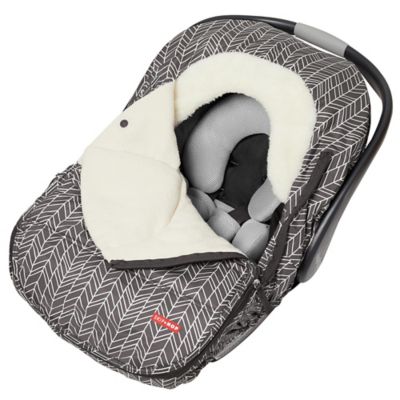 skip hop car seat cover black