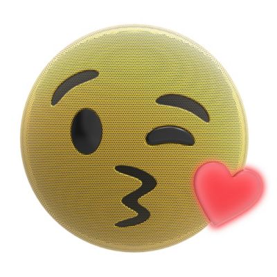 JAM® Wireless Bluetooth Kiss Emoji Speaker in Yellow - Bed Bath & Beyond