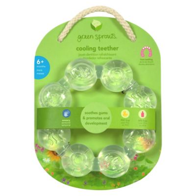 green sprouts ring cool teether