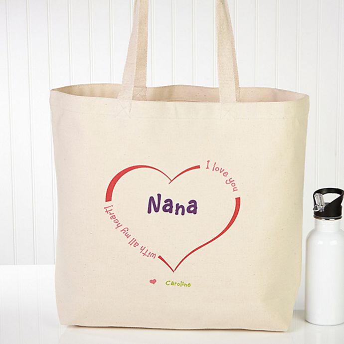 All Our Hearts Canvas Tote Bag