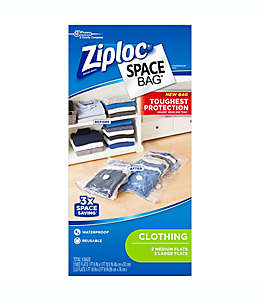 Bolsas transparentes al alto vacío de polietileno Space Bag® Ziploc® Set de 5