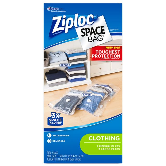 Ziploc Space Bag Bed & Linen Jumbo Flats 