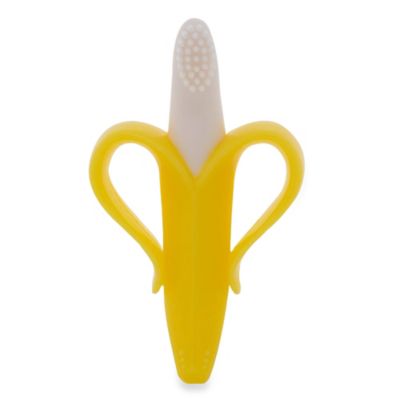 baby banana infant teething toothbrush