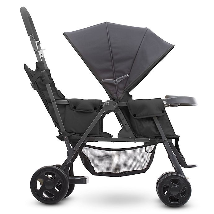 JOOVY Caboose Too Ultralight Graphite Stand-On Tandem Stroller Black 