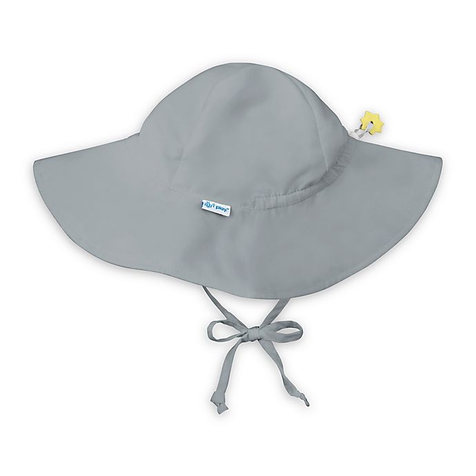i play.® by green sprouts® Solid Size 0-6M Brim Sun Hat in Grey