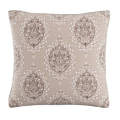 Skyline Furniture Damask Throw Pillow in Taupe - Bed Bath & Beyond