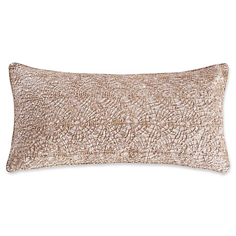 Levtex Home Avery Gold Overlay Oblong Throw Pillow - Bed Bath & Beyond