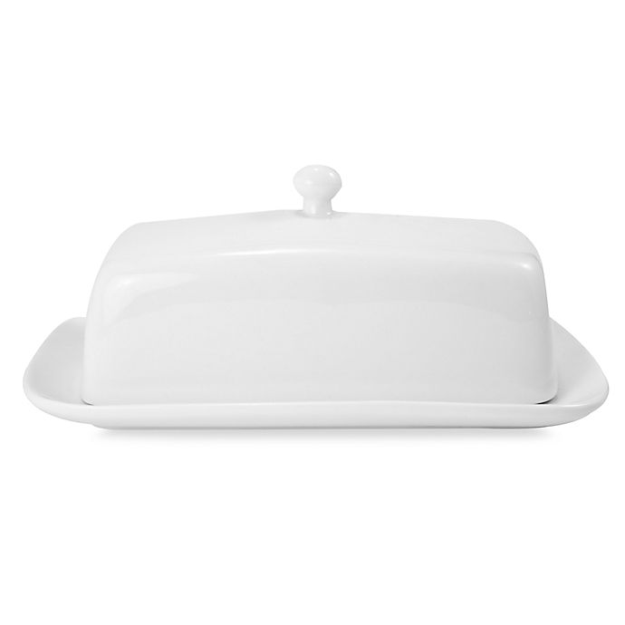 Everyday White® Covered Butter Dish